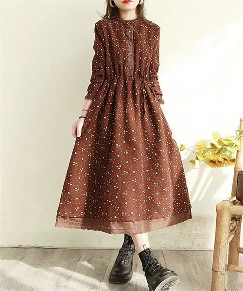 Dream garden（ドリームガーデン） ワンピース 刺繍レース使い