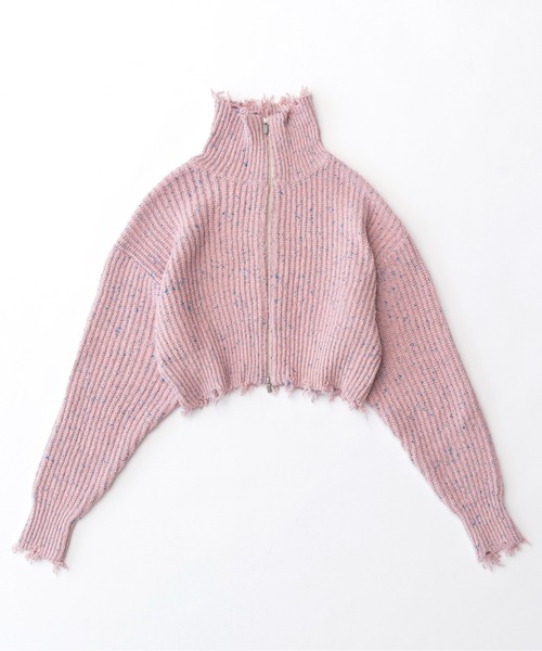 MAISON SPECIAL（メゾンスペシャル） ニット セーター 2way Front Zip