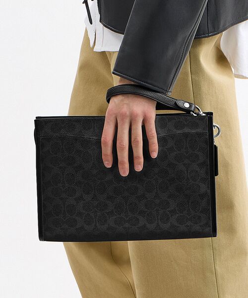 COACH（コーチ） ポーチ チャーター ポーチ・シグネチャー キャンバス