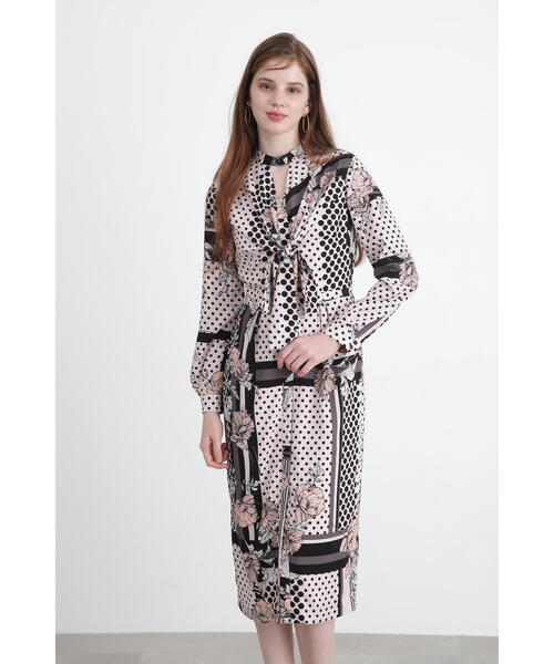 PINKY&DIANNE（ピンキー アンド ダイアン） ワンピース ラインブロック