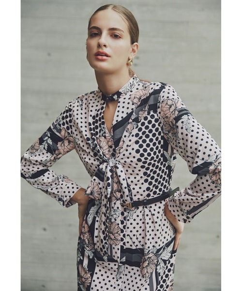 PINKY&DIANNE（ピンキー アンド ダイアン） ワンピース ラインブロック