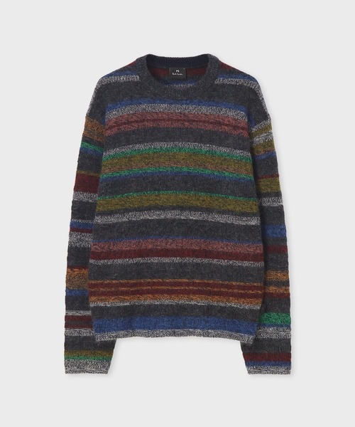 PS Paul Smith セーター ニット マルチストライプ モヘアニット