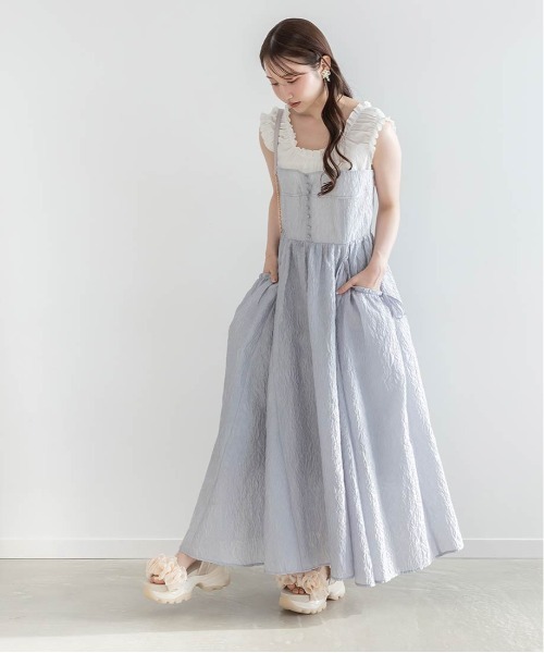 RANDA（ランダ） サンダル ボリュームフリルスポーツサンダル