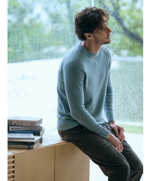 AOURE（アウール） セーター ニット スウェットライクニット プル