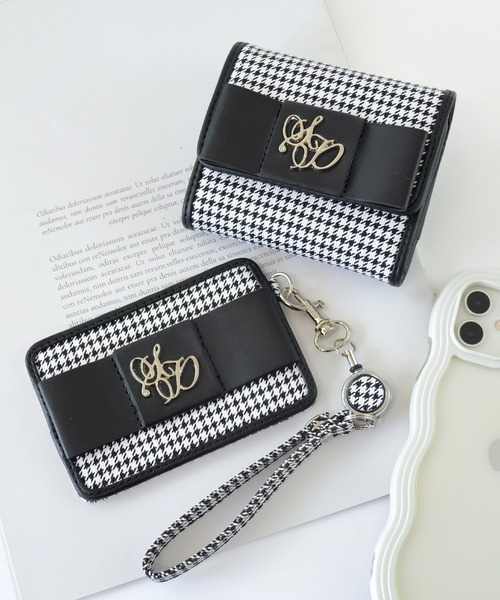 SecretDoor（シークレットドア） パスケース キルティング 千鳥 リール