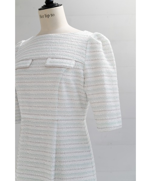 Her lip to ワンピース Charlotte Tweed Dress : ZOZOTOWN Yahoo!店