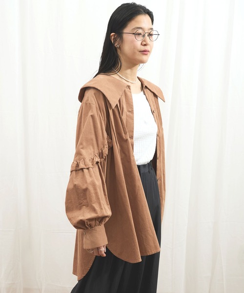 fig London（フィグロンドン） ブラウス シャツ shirt corl blouse