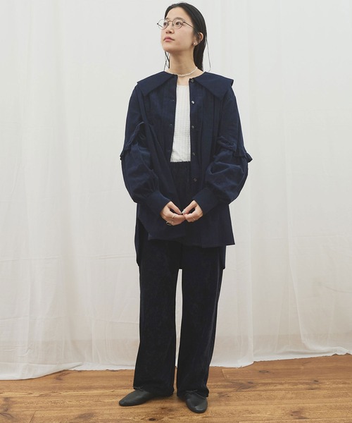 fig London（フィグロンドン） ブラウス シャツ shirt corl blouse