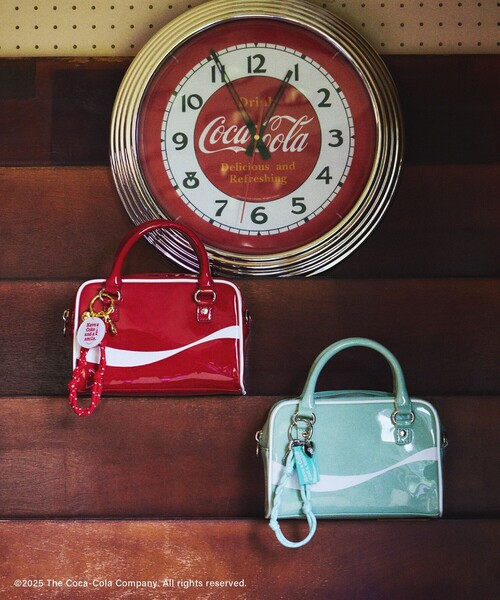 Coca Cola（コカコーラ） ボストンバッグ 「Coca-Cola」2WAYエナメル