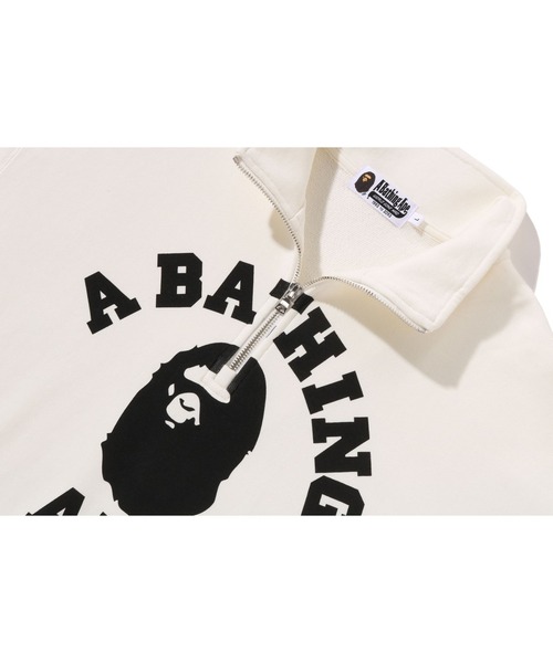 A BATHING APE（アベイシングエイプ） トレーナー スウェット COLLEGE