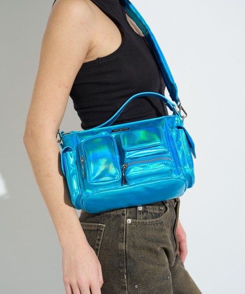 ショルダーバッグ バッグ ANNA SUI NYC マルチポケットチビバッグ