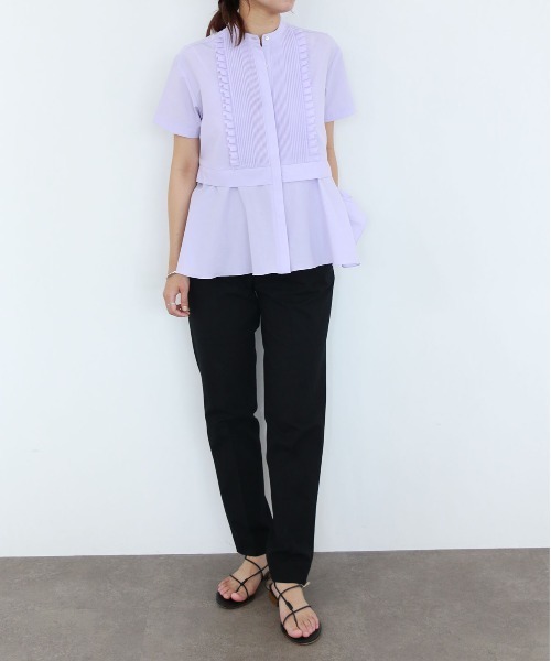 Marilyn Moon（マリリンムーン） ブラウス シャツ タックフリルフレア