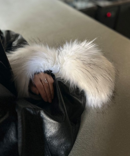 Kotoe（コトエ） アームカバー フェイクファー 付け袖 レディース