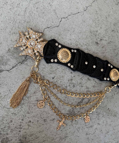 DAIYA（ダイヤ） ベルト ギャラクシーバックルチェーンベルト