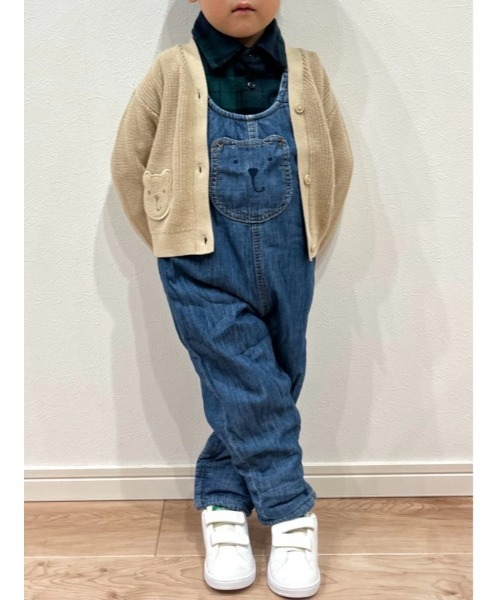 GAP（ギャップ） サロペット オーバーオール あったか裏地 デニム くま