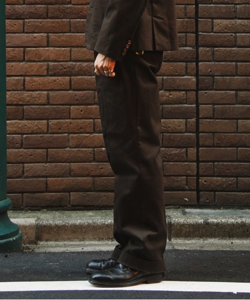 Noen（ノエン） スラックス クラシックシンチバックスラックス