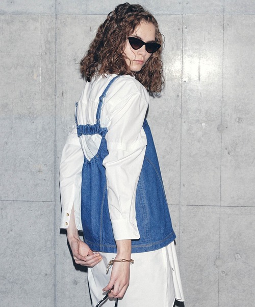 MAISON SPECIAL（メゾンスペシャル） キャミソール デニムキャミ