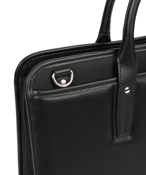 G.D.N. ビジネスバッグ ソフトタッチシュリンク 合成皮革 × PVC