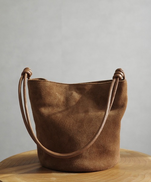 meilmada ショルダーバッグ バッグ 「牛革」スエード2wayショルダー