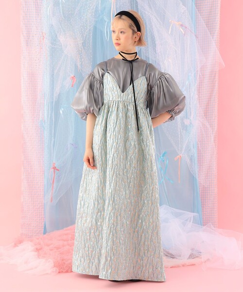 CAROLINA GLASER（カロリナ グレイサー） ワンピース ラメ バック