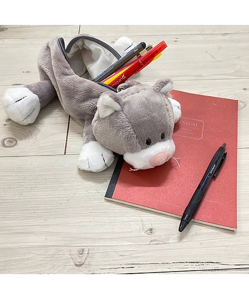 nici（ニキ） おもちゃ NICI/フィギュアポーチ グレーキャット