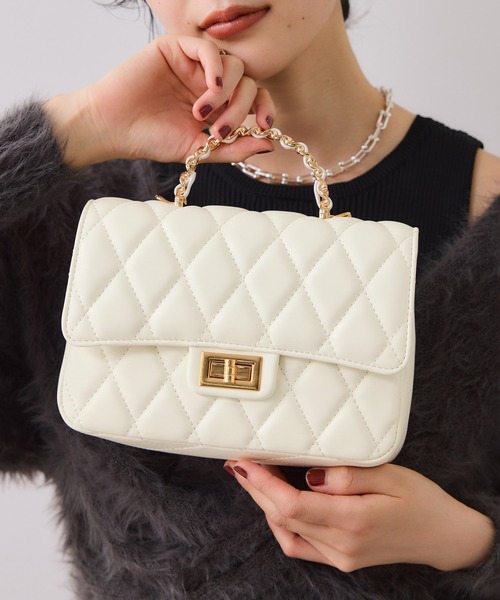 VIS（ビス） ショルダーバッグ バッグ チェーンハンドルキルティング