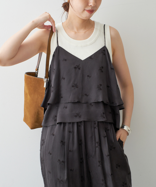 TICCA（ティッカ） キャミソール フラワー2wayビスチェ : ZOZOTOWN