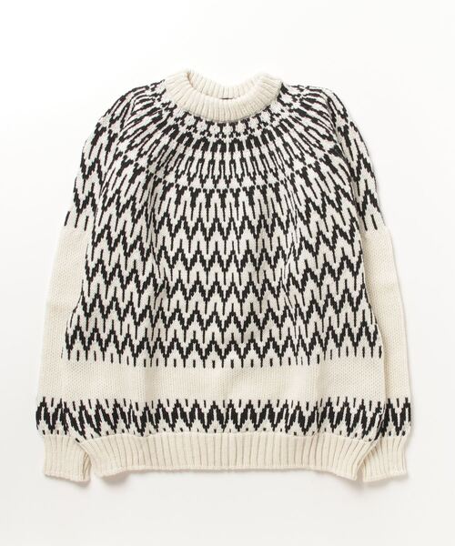 Guernsey Woollens セーター ニット GUERNSEY WOOLLENS ICEMAN TWOTONE