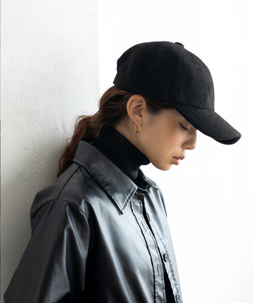 No Rule No Line キャップ 帽子 遮光率100％ ウール混ユニセックス