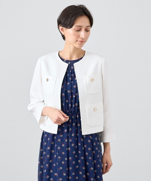 ANAYI（アナイ） ジャケット ノーカラージャケット 「セットアップ対応