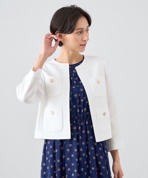 ANAYI（アナイ） ジャケット ノーカラージャケット 「セットアップ対応