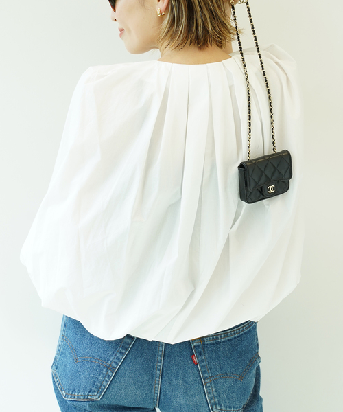 CELERI ブラウス シャツ 「CELERI/セルリ」Cocoon ブラウス レディース