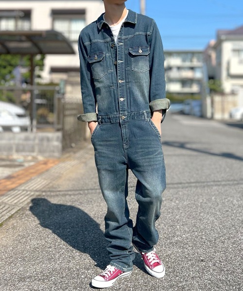 BEATJIVE（ビートジャイブ） オールインワン デニム カバーオール