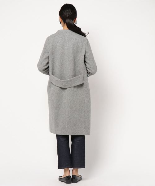 SLOBE IENA（スローブイエナ） Vネックノーカラーコート◇ : ZOZOTOWN