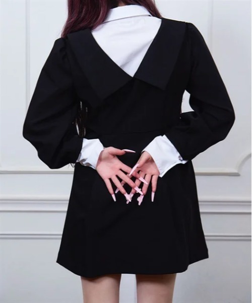 Fickle Bebe（フィクルベベ） ワンピース レイヤードクラシカル