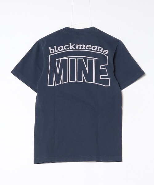 fridge tシャツ 「MINE」マイン MINE×BLACKMEANS ＃03 S/S T-SHRT NAVY