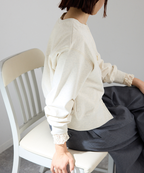 IENA（イエナ） トレーナー スウェット ジップオープン2WAYスウェット