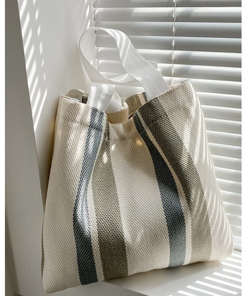 トートバッグ ストライプ柄トートバッグ レディース : ZOZOTOWN Yahoo