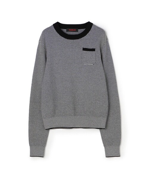 CABaN（キャバン） ニット セーター コットンカシミヤ ポケットプル