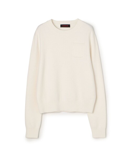 CABaN（キャバン） ニット セーター コットンカシミヤ ポケットプル