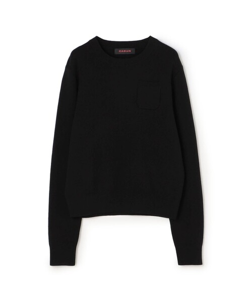CABaN（キャバン） ニット セーター コットンカシミヤ ポケットプル