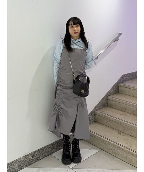 jouetie（ジュエティ） ワンピース イレギュラーギャザーキャミ