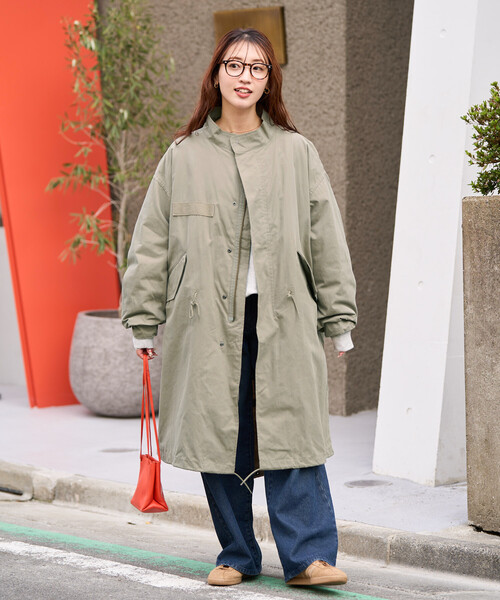 FREAK'S STORE（フリークスストア） モッズコート フリ- ブラック