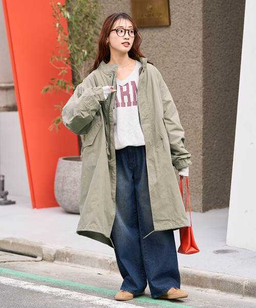 FREAK'S STORE（フリークスストア） モッズコート フリ- ブラック