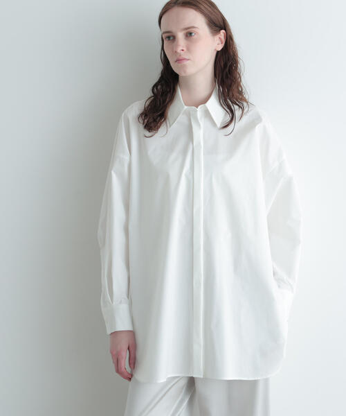 LE PHIL（ル フィル） ブラウス シャツ ブロードオーバーサイズ