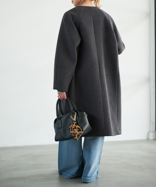 Spick＆Span（スピック アンド スパン） ノーカラーコート コート S160