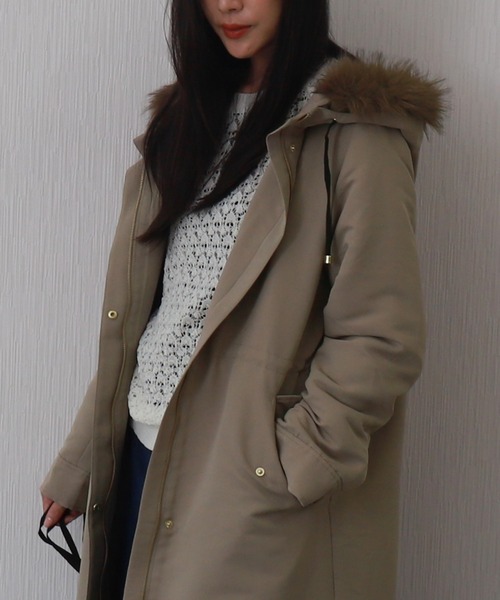 libelle more（リベル モア） モッズコート コート 「撥水加工付」裏