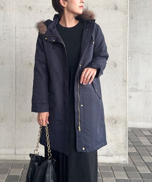 libelle more（リベル モア） モッズコート コート 「撥水加工付」裏