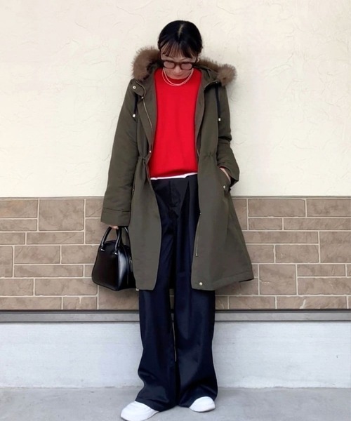 libelle more（リベル モア） モッズコート コート 「撥水加工付」裏