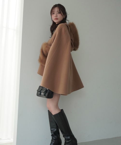 EIMY ISTOIRE（エイミーイストワール） コート アウター ファー